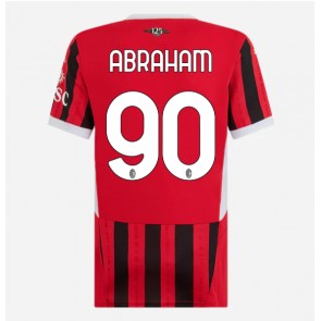 AC Milan Tammy Abraham #90 Hjemmebanetrøje Dame 2024-25 Kort ærmer